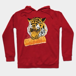 Tiger Eating Greggs Hoodie